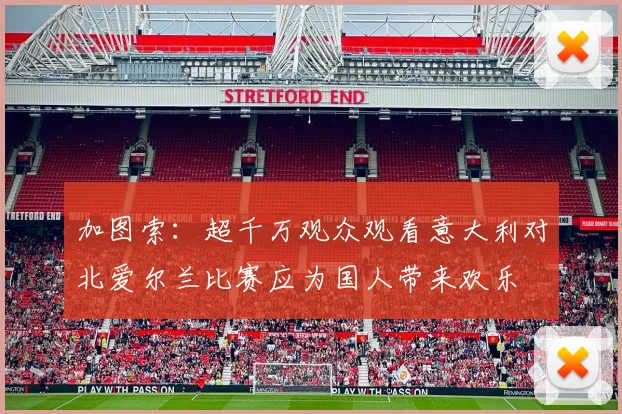 加图索：超千万观众观看意大利对北爱尔兰比赛应为国人带来欢乐
